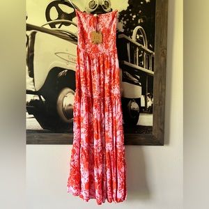 Abel the Label smocked maxi dress beach wedding cruise